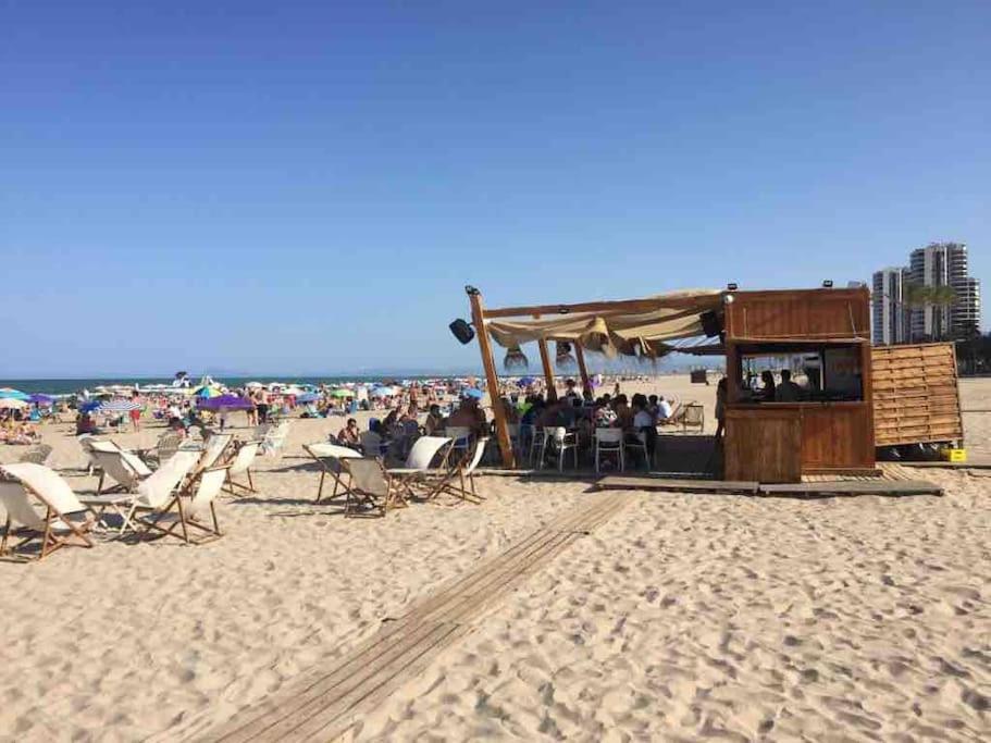 New Stylish Beach Front Apartment Cullera Exterior photo